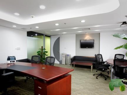 4款中小型双人办公室装修效果图 30平方米二人办公空间合理布局风水