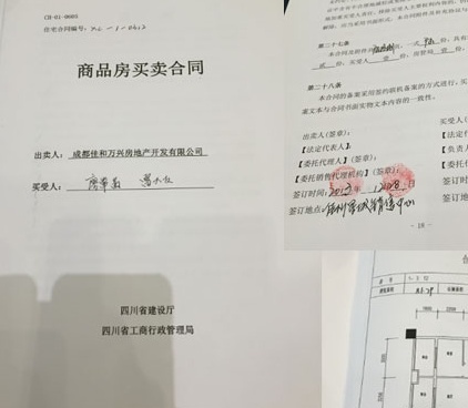 在半个月前我儿子买了一套二手房产,当时和业主也签订了房屋买卖合同